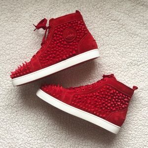 Christian Louboutin Men's Red Sneakers